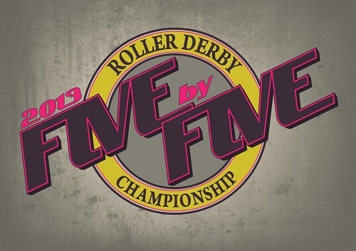 2013 5x5 Roller Derby Championship logo